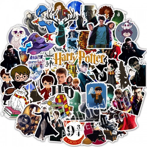 Набор наклеек Гарри Поттер (стикерпак) / 1 набор 50 стикеров / Harry Potter